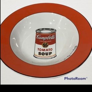 Amazing, Limited Edition Andy Warhol Wide Rimmed Soup Bowls